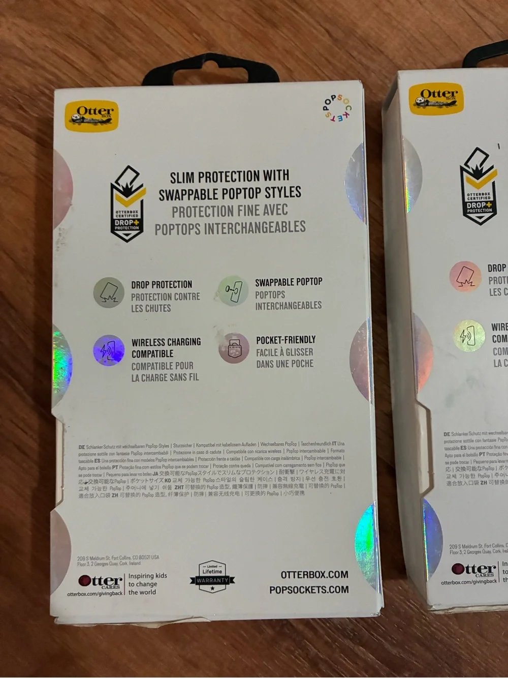 OtterBox Otter+Pop Symmetry Series Phone Case with PopSocket - Pink & Black